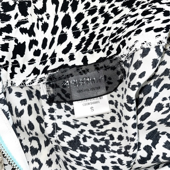 4 Sienna High Waist B&W Leopard Joggers - Picture 5 of 12
